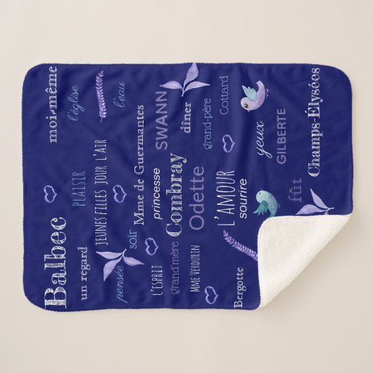 Couverture Sherpa Vocabulaire français de Proust - tableau (Devant (Horizontal))