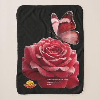 Couverture Sherpa Vœu de rose vif