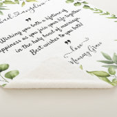 Couverture Sherpa Voeux mariages pour mariée et mariée (3/4)