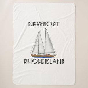 Couverture Sherpa Voile de Newport Rhode Island