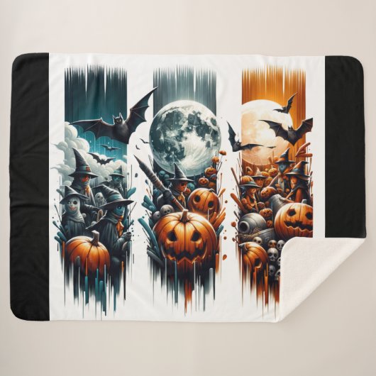 Couverture Sherpa Voile d'octobre - Trois nuits, Trois ombres (Devant (Horizontal))