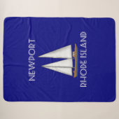 Couverture Sherpa Voile Newport Rhode Island (Devant (Horizontal))