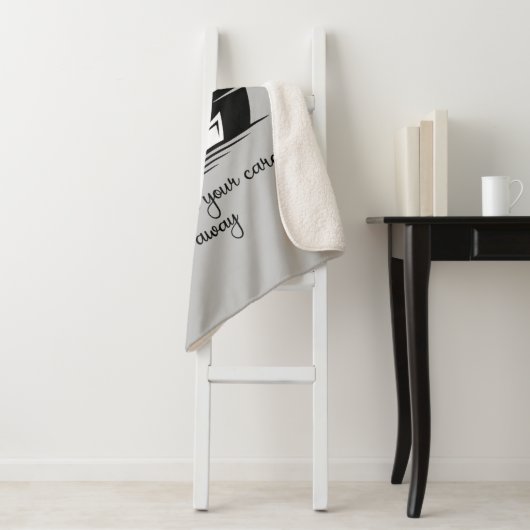 Couverture Sherpa Voilier toutes vos soucis Voilier Citation de voil (En situation)