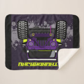 Couverture Sherpa Voiture violette (Devant (Horizontal))