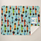 Couverture Sherpa Voitures de course cool Enfants personnalisés (Devant (Horizontal))