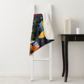 Couverture Sherpa Vol de papillon abstrait vibrant (2) (En situation)