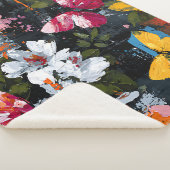 Couverture Sherpa Vol de papillon abstrait vibrant (2) (3/4)