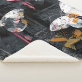 Couverture Sherpa Vol de papillon abstrait vibrant (3) (3/4)