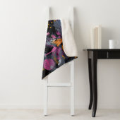 Couverture Sherpa Vol de papillon abstrait vibrant (4) (En situation)