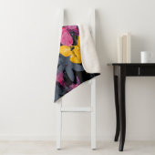 Couverture Sherpa Vol de Papillon Abstrait Vibrant (5) (En situation)