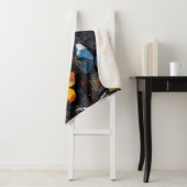 Couverture Sherpa Vol de papillon abstrait vibrant (8) (En situation)
