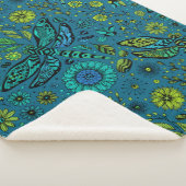 Couverture Sherpa Voler, pilonner la libellule en bleu (3/4)