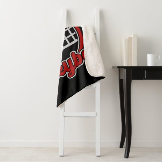 Couverture Sherpa Volleyball AJOUTER LE NOM Spike Ball Attaque Équip (En situation)