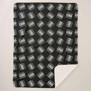 Couverture Sherpa Votre logo Logo, Motif de conception ou d'image