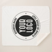 Couverture Sherpa Votre logo ou votre conception d'entreprise | Text (Devant (Horizontal))