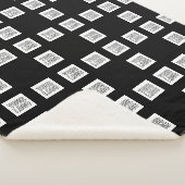 Couverture Sherpa Votre logo ou votre Motif de répétition unique (3/4)