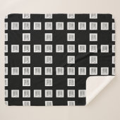 Couverture Sherpa Votre logo ou votre Motif de répétition unique (Devant (Horizontal))