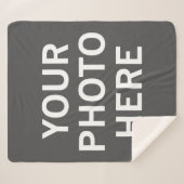 Couverture Sherpa Votre photo ici (Devant (Horizontal))