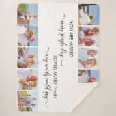 Couverture Sherpa Vous avez manqué 10 Photo Bordure Blanc Souvenir (Devant)