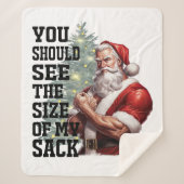 Couverture Sherpa Vous devriez voir la taille de mon sac (Devant)