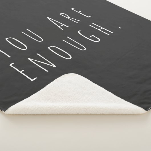 Couverture Sherpa VOUS EN ÊTES ASSEZ | Graphique d'art Word inspirat (3/4)