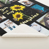 Couverture Sherpa Vous êtes ma Sunshine Sunflower Photo (3/4)