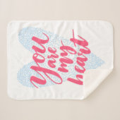 Couverture Sherpa Vous êtes mon coeur (Devant (Horizontal))