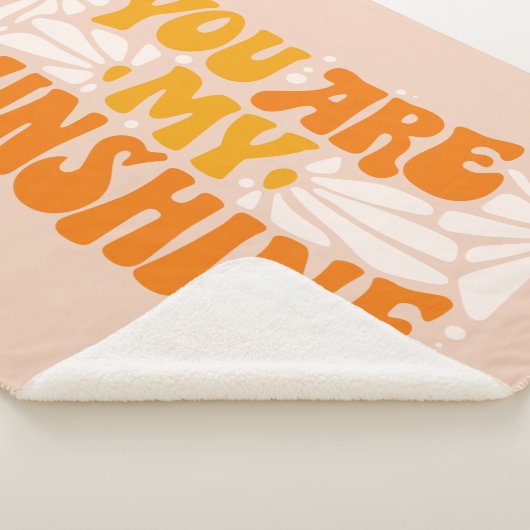 Couverture Sherpa Vous êtes mon Sunshine Super Graphisme (3/4)