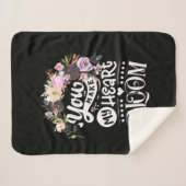 Couverture Sherpa Vous Faites Fleurir Mon Coeur (Devant (Horizontal))