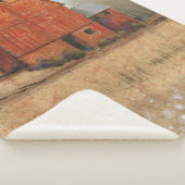 Couverture Sherpa Vue Barre rouge (3/4)