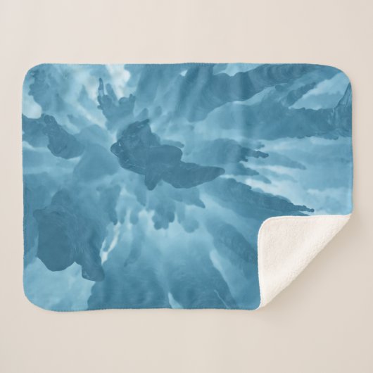 Couverture Sherpa Vue en angle faible des stalactites (Devant (Horizontal))