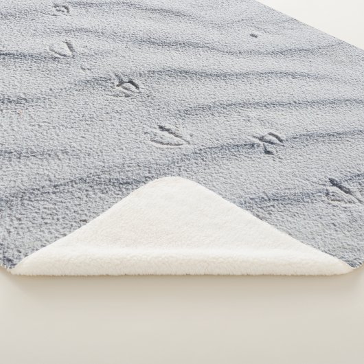 Couverture Sherpa Vue en haut des dunes de sable (3/4)