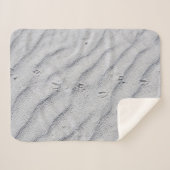 Couverture Sherpa Vue en haut des dunes de sable (Devant (Horizontal))