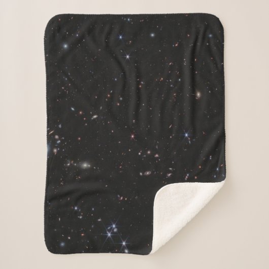 Couverture Sherpa Vue Entre Les Constellations Pisces & Andromeda (Devant)