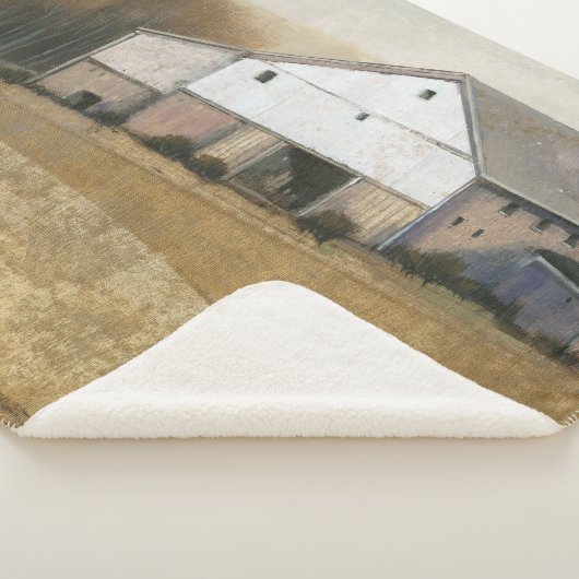 Couverture Sherpa Vue Grange blanche (3/4)