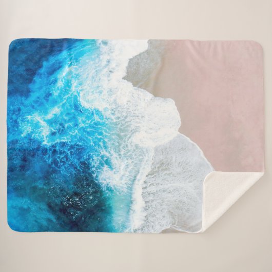 Couverture Sherpa Vue plage (Devant (Horizontal))