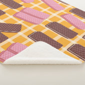 Couverture Sherpa Wafers aromatisés Arrière - plan sans soudure (3/4)