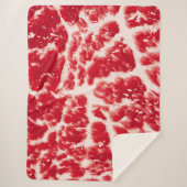 Couverture Sherpa Wagyu Beef Plush Blanche (Devant)