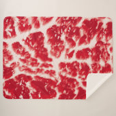 Couverture Sherpa Wagyu Beef Plush Blanche (Devant (Horizontal))