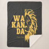 Couverture Sherpa WAKANDA: King By Nature | Sherpa Blanket (Devant)