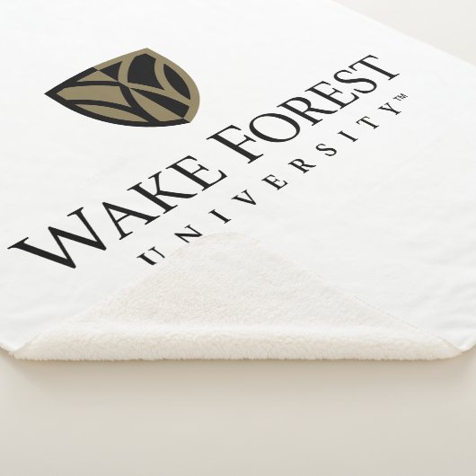 Couverture Sherpa Wake Forest University Wordmark (3/4)