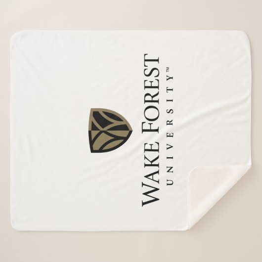 Couverture Sherpa Wake Forest University Wordmark (Devant (Horizontal))