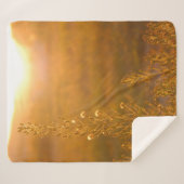 COUVERTURE SHERPA WARM SHOT OF MEADOW GRASS (Devant (Horizontal))