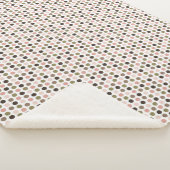 Couverture Sherpa Warm up in this cozy soft brown and pink (3/4)