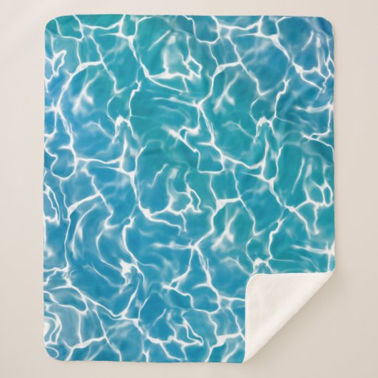 Couverture Sherpa Water bleu (Devant)