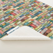 Couverture Sherpa Watercolor Aesthetic Stacked Books (3/4)