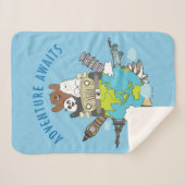 Couverture Sherpa We Bare Bears - Adventure Await (Devant (Horizontal))