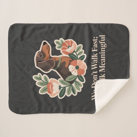 Couverture Sherpa We Don’t Walk Fast; We Walk Meaningful (Devant (Horizontal))