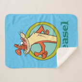 Couverture Sherpa Weasel Thumbs Up Character Graphic (Devant (Horizontal))