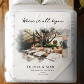 Couverture Sherpa Where It All Began Romantic Couple's Gift